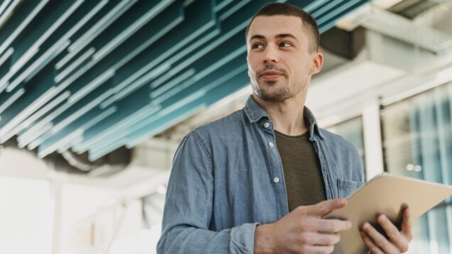 low-angle-businessman